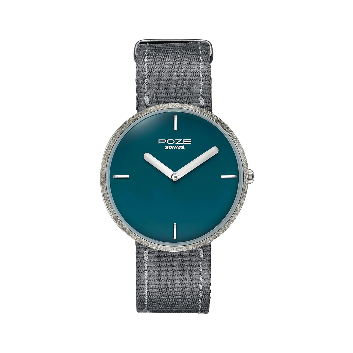 Minimalist Analog Wrist Watch with Fabric Strap